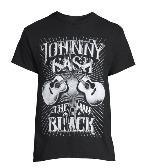 Johnny Cash The Man In Black T-Shirt - Picture 1 of 1